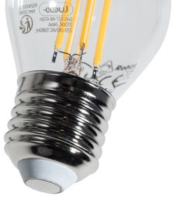 Sada 5 stmievateľných LED žiaroviek E27 Filament G45 číra 4W 470 lm 2700K