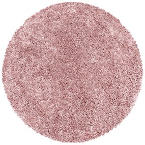 Ayyildiz Kusový koberec SYDNEY 3000, kulatý, Růžová Rozmer koberca: 200 cm KRUH