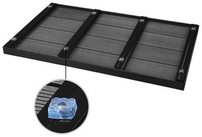InternetovaZahrada Sprchová rohož 101x63x5,5cm - antracit