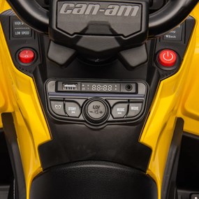 LEAN CARS Štvorkolka Can Am Outlander 4x4 DK-CA005 žltá