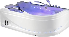 BPS-koupelny Hydromasážna vaňa HYD-NO-VE761L 180x120 ĽAVÁ s ohrevom vody