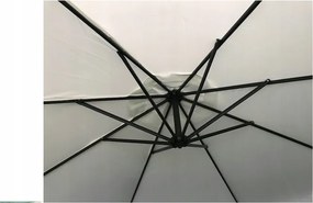 TRENDIE Záhradný slnečník Sunny - tmavo sivý 300cm