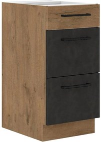 Skrinka do kuchyne VIGO grafit mat 40D 3S BB