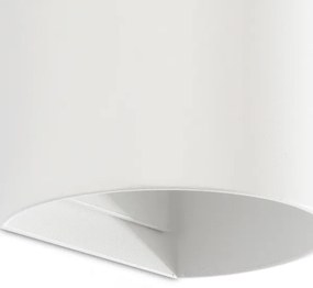 FARO 40538 - Nástenné svietidlo SOLE 2xGU10/8W/230V biela zaokrúhlený