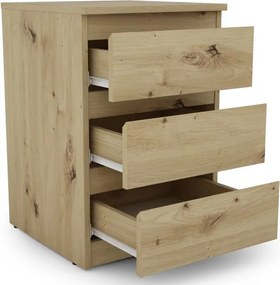 Skrinka/vysoký nočný stolík Carlos 403S, dub artisan