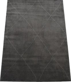 BE Koberec Zurich 1903 DARK GREY – sivý obdĺžnikový Rozmer: 160x230 cm