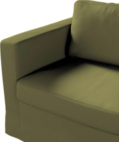 Poťah na sedačku Karlstad (nerozkladací, 2-miestny, dlhý) farba produktu zelená látka zapletaná