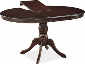 Okrúhly jedálenský stôl Olivia 106/141 cm orech