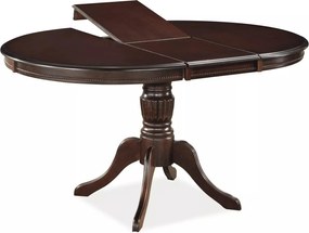 Okrúhly jedálenský stôl Olivia 106/141 cm orech