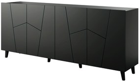 Cama Komoda Etna - čierna