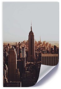Gario Plagát Empire state building NYC Farba rámu: Bez rámu, Veľkosť: 30 x 45 cm