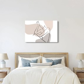 Obraz - Woman body line art N⁰1 (90x60 cm)