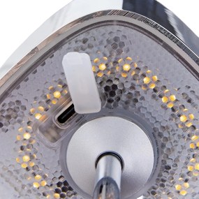 MIRAGE LED Stolná lampa - strieborná