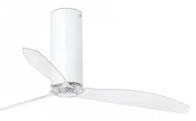 FARO 32034 - Stropný ventilátor TUBE FAN biela/číra pr. 128 cm