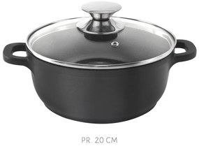 4-dielna súprava riadu s 3 sklenenými pokrievkami Orion Grande