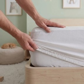 Nepremokavá plachta s gumičkou po obvode Feathers EMI, Detská plachta 60x120