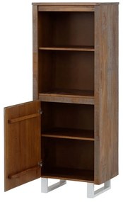 Knižnica z borovicového dreva v prírodnej farbe 55x140 cm Lagos - Støraa