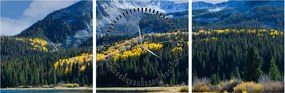 Obraz - Lost Lake, Oregon (s hodinami) (90x30 cm)