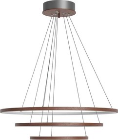 ByRydens 4202250-6003-LED Luster na lanku TRIONE LED/45W/230V hnedá pr. 80 cm