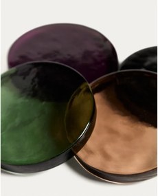 Sklenené tácky v súprave 4 ks Obila – Kave Home