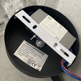 ONLI - LED Nástenné svietidlo TWIST LED/6W/230V 4000K čierna