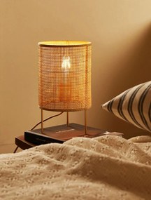 Toolight, nočná lampa v šťýle BOHO 19x31 cm GB2N21, hnedá, OSW-02800