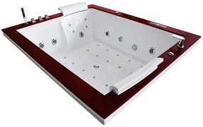 M-SPA - Kúpeľňová vaňa TURBO SPA s hydromasážou 180 x 150 x 67 cm