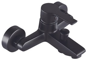 Invena Bralos, nástenná vaňová batéria, čierna matná, INV-BW-07-004-A