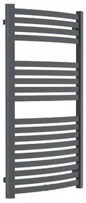 Invena, kúpeľňový rebríkový radiátor 540x1000 mm 446W, grafitová, UG-02-100-A