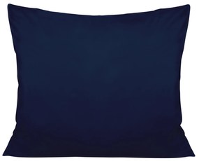 SATÉNOVÁ OBLIEČKA NA VANKÚŠ 70X80CM TMAVOMODRÁ
