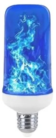 Zaparkorun LED žiarovka HYO-2, 5W - imitácia plameňa - blue