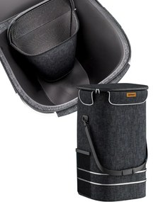 Jurhan Nákupná taška na kolieskach EASY, 50l, čierna