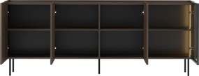 Štvordverová komoda Dunari 220 cm - dub dunin