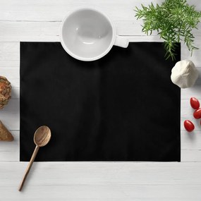 Biante Zamatové prestieranie na stôl Velvet Prémium SVP-041 Čierne 35x45 cm