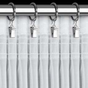 ZÁCLONA NA PÁSKE KAREN 140X270 CM BIELA