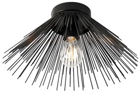 Stropné svietidlo v štýle Art Deco čierne - Broom