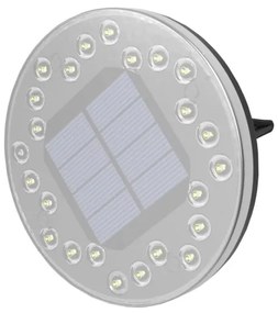 Immax 08496L-SADA 4xLED Vonkajšie solárne osvetlenie so senzorom 0,048W/2V IP68