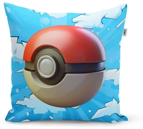 Sablio Vankúš Pokemon ball Obloha - 60x60 cm