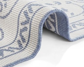 Obojstranný koberec Hanse Home Twin Supreme Leyte modrý / krémový