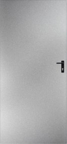 Plechové dvere 80, ľavé, pozinkované