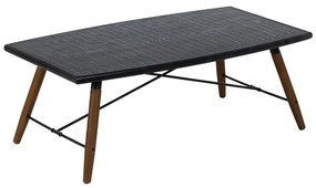 Čierny kovový konferenčný stolík 60x109,5 cm Oslo – Ixia