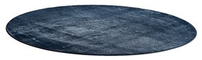 Okrúhly koberec ROBIN, Ø 3000 mm, tmavomodrý