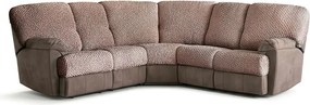 Bielastické poťahy MODULO orieškové sedák S (40-59 cm x 50-80 cm)