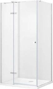 Besco Štvorcový sprchový kút PIXA SQ 90x90, výška 195 cm - bez vaničky BESCO-Orientácia: Ľavá