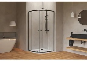 Sprchový kút čtvrtkruh 80x80 cm SAT Project SATBKMUS80CT, 1 ks