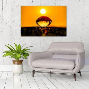 Obraz sklenené kvapky (90x60 cm)
