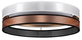 Duolla- LED Stropné svietidlo ROLLER DUO SHINY LED/24W/230V pr. 45 cm biela/medená