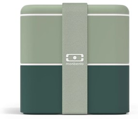 monbento Desiatový box Monbento Square Green Bicolor 1,7 l