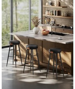 Barová stolička LIOR čierna