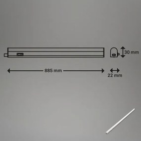 Brilo - LED svietidlo pod kuchynskú linku LED/10W/230V 4000K 87,3 cm